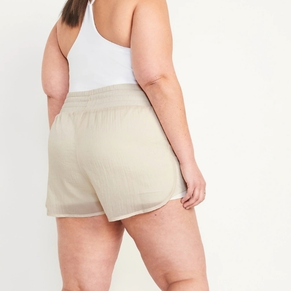 Old Navy High Waisted Wishbone Water Repellent 2 in 1 Run Shorts BNWT 3X - Picture 4 of 14